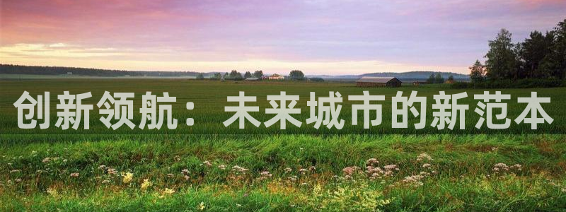 新宝5注册链接：创新领航：未来城市的新范本
