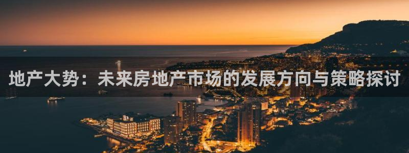 新宝股东王听2 5 5：地产大势：未来房地产市场的发展方向与