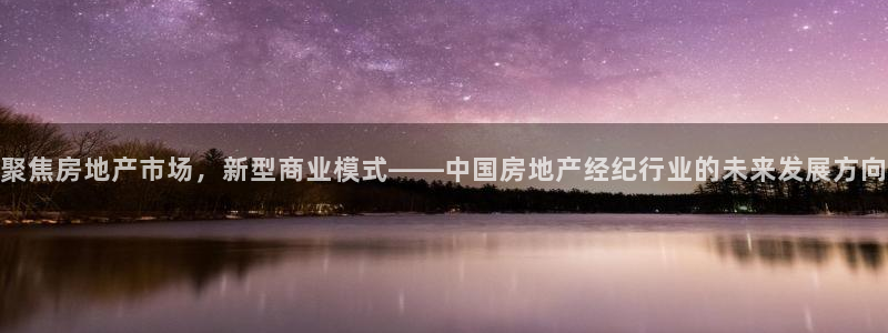 新宝5娱乐平台：聚焦房地产市场，新型商业模式——中国房地产经