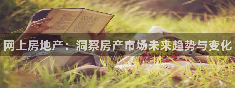 新宝5平台注册资金：网上房地产：洞察房产市场未来趋势与变化