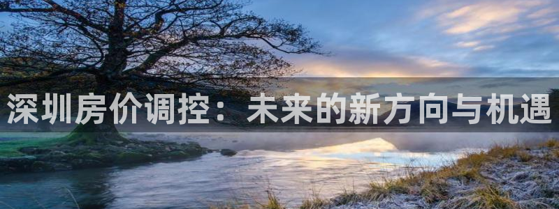 新宝5分彩：深圳房价调控：未来的新方向与机遇