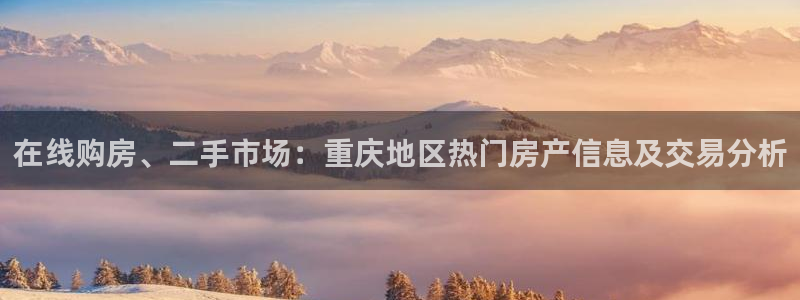 新宝G5：在线购房、二手市场：重庆地区热门房产信息及交易分析