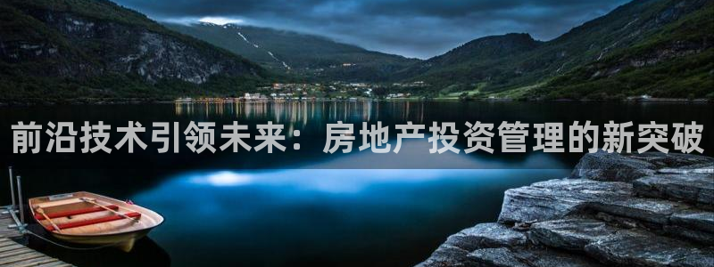 新宝5平台注册公司：前沿技术引领未来：房地产投资管理的新突破