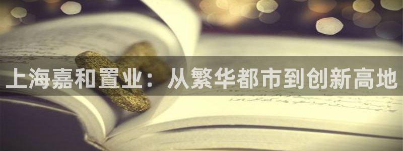 新宝5安卓版：上海嘉和置业：从繁华都市到创新高地