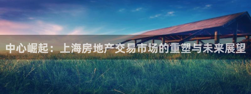 下载新宝5：中心崛起：上海房地产交易市场的重塑与未来展望